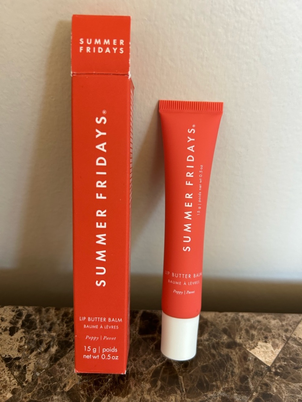 Summer Fridays Lip Butter Balm in Poppy NEW IN BOX